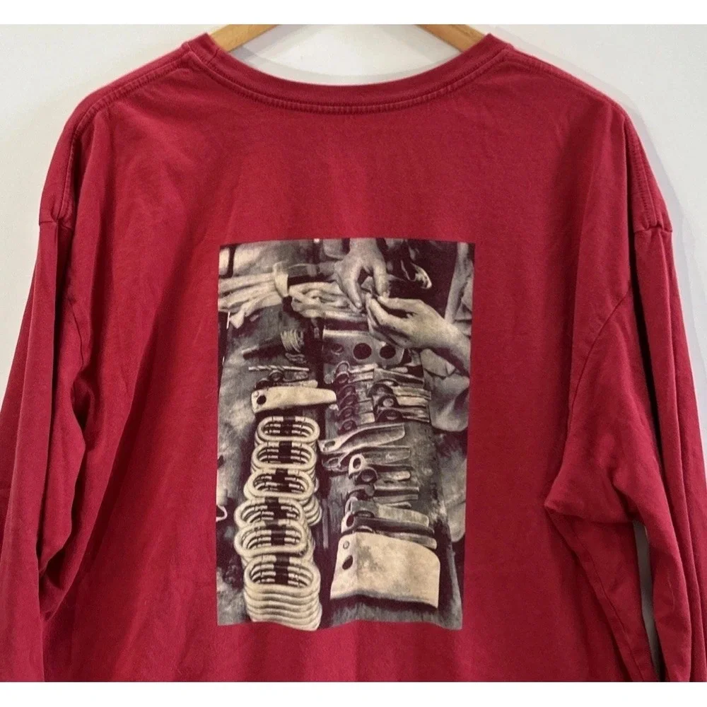 RARE Mens Patagonia Climbing Gear Tools Of The Trade L/S‎ Shirt XL Chouinard USA